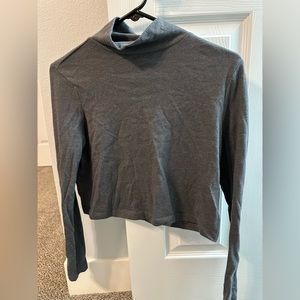 Target Grey Cropped Turtle Neck